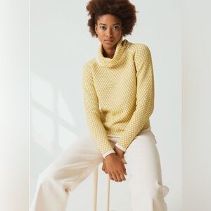 SKFK Loredi Honeycomb Organic Cotton Sweater Size 6 NWT